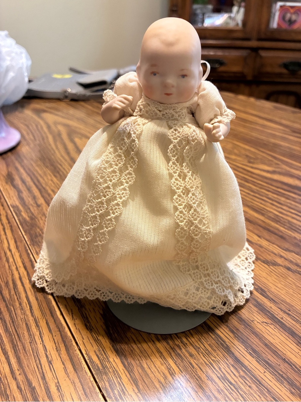 all-bisque character baby doll. These dolls were highly popular in the late 19th